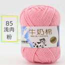 2Pcs Milk Cotton Knitting Yarn Soft Warm Yarn for Hand Knitting Worsted Crochet Threads Wool Line for Handmade