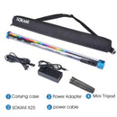 【Do Brasil】Soakni X25 X8 RGB Light Tube Stick LED Photography Light Video Soft Light APP Control YouTube Tiktok Photography