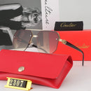 Luxury Brand Fashion Frameless Men SunGlasses Classic Gradient Leisure Women Glasses Square High Quality Unisex Driving Shades