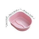 Foot Bath Basin Multifunctional Gift Foot SPA Foot Tub Foot Soaking Basin for Home Pedicure Dry Cracked Feet Adults Soaking Feet
