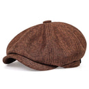 Neue Herren Casual Newsboy Mütze Frühling Sommer dünne Retro Baskenmütze wilde Freizeit Hüte Unisex Achteckige Kappe Mode Hip Hop Caps Gorras