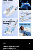 Portable Neck Fan High Speed Turbine Powerful Airflow Bladeless Cooling Fan Handheld Sport Fan for Travel Outdoor Wear
