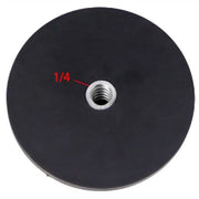 43/66/88/135mm 1/4" Flach- und 1/4" Bolzen-Magnethalterung, gummiert, Neodym-Topfmagnete, Saugnapf-Kamerahalterung