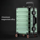 Large Capacity Trolley Suitcase Travel Bag Aluminum-magnesium Alloy Travel Suitcase Business Rolling Luggage