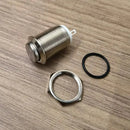 6pcs 12mm Momentary Push Button Switch 12V Waterproof Power Pushbutton Small Round Chrome Stainless Metal 2pin N/O