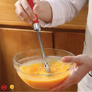 Stainless Steel Rotary Whisk Semi-Automatic Mixer Manual Whisk Household Cream Eggs Baking Gadgets