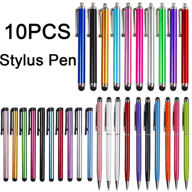 10pcs Universal Touch Screen Stylus Pens Capacitive Screen Pen Smart Phone Pencil for iPad iPhone Samsung/All Phone Tablet