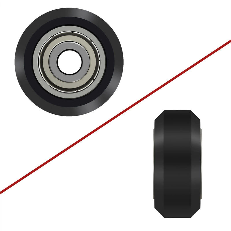 1/5/10/24PCS POM Wheel With 625ZZ Linear Bearing 3D Printer POM Wheel Plastic Pulley for Ender 3 CR-10 Laser Engraver Parts