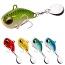 1 Stück rotierender Metall-VIB-Vibrationsköder, Spinner, Löffel, Angelköder, 6 g/14 g/26 g, Jigs, Forellen-Wobbler, Angel-Hardbaits, Angelzubehör, Pesca