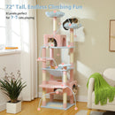 The Savannah | Multi-Level Cat Tree Tower with Scratching Posts & Condo