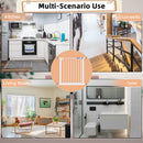 UBRAVOO Baby Gate for Doors and Stairs, Height 100 cm, Safety Pet Gate,  Automatic Closure, Triple Locking, JLB-MD01