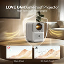 BYINTEK LOVE U4 Projector 4K Smart 1080P Mini Home Theater Video Android WIFI for Smartphone Cinema