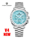 PAGANI DESIGN 2024 New V5 Moon Mens Watches Quartz Watch For Men Chronograph Sapphire Mirror Waterproof Clock Gift Reloj Hombre