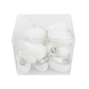 12pcs/box Heart Shaped Hanging Ornaments For Valentine's Day Christmas Pendant Xmas Tree Ball Navidad New Year Xmas Party Decor