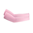 1Pair Unisex Arm Sleeves Sun Protection Arm Covers Cooling Ice Silk Sleeves for Running Cycling Outdoor Sports, 24 Colors