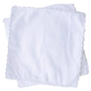 Popular 100% Cotton White Lady Handkerchiefs Women Handkerchief Children Baby Girl Face Hand Towel Party Christmas Gift