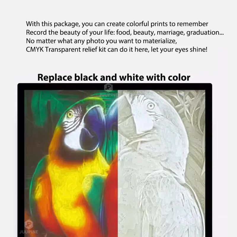 For Bambu Lab Lithophane Led Panel CMYK LED Backlight Board PLA Basic CMYK Lithophane Bundle 3D Print Lithophane Photo