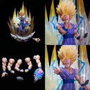 42cm Anime Dragon Ball Figur Super Saiyajin Son Gohan PVC Actionfigur mit Lichteffekt Sammlerstück Desktop-Statue Spielzeug Geschenke