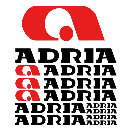 for Adria Decal Sticker Motorhome Camper Campervan Caravan 10 pieces