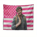 1pc Pedro Actor Pink American Pascal Flag Fun Spring House Garden Tapestry Sexy Music Poster Gift for Courtyard Room Banner