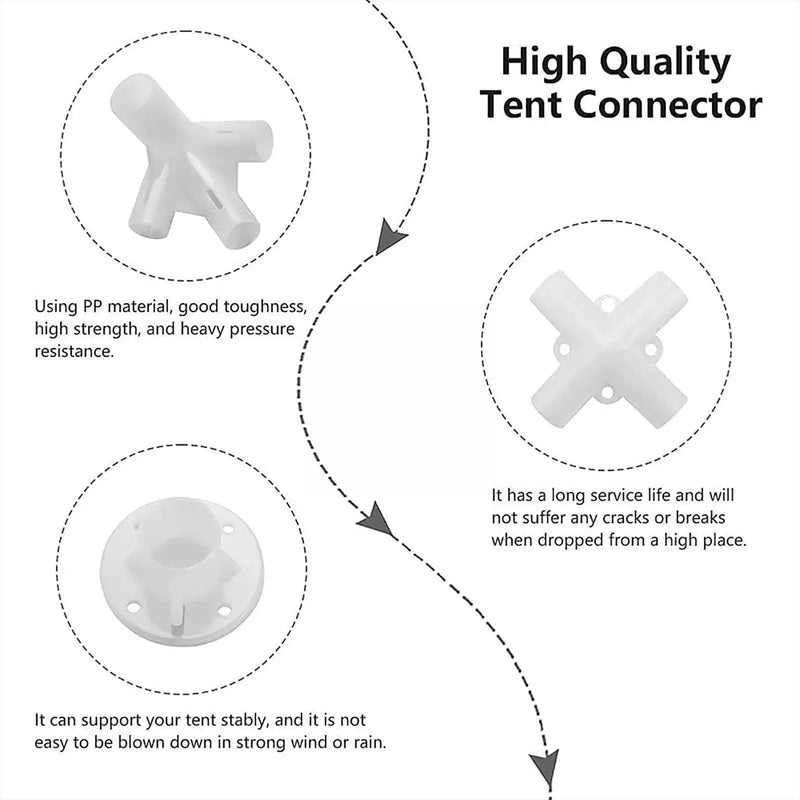 Spare Parts For 3x3m Gazebo Awning Tent Feet Corner Center Connector Tent Connector Parts Tent Outdoor Camping Accessories K0W7