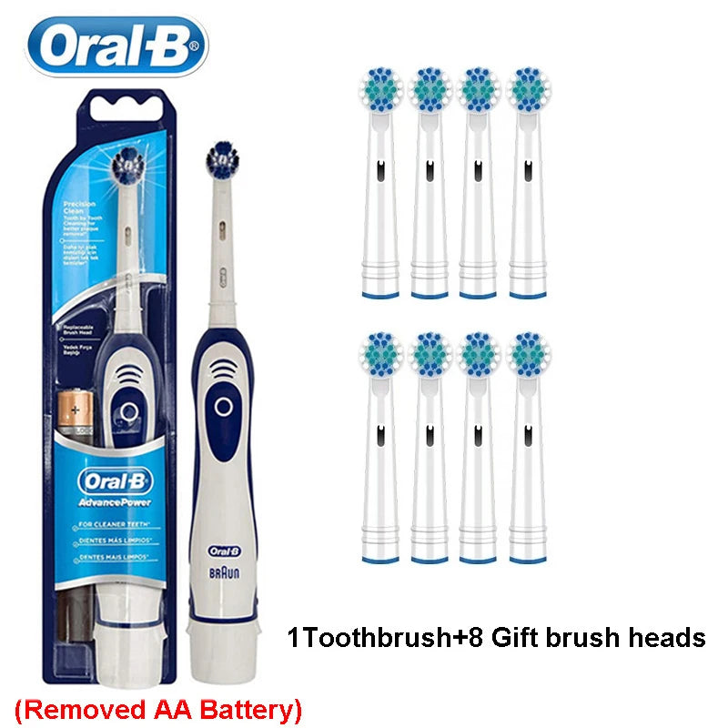 Oral B Electric Toothbrush Pro Power 4010 Precision Clean Teeth Plaque Removal Adult Toothbrush 5010 More Replacement Brush Head