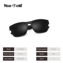 POLARKING Brand Polarized Sunglasses For Men Plastic Oculos de sol Men's Fashion Square Driving Eyewear Travel Sun Glass