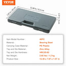 VEVOR Tap and Die Set 40PCs 60PCs 80PCs 110/116PCs Metric or SAE Standard Bearing Steel Taps and Dies