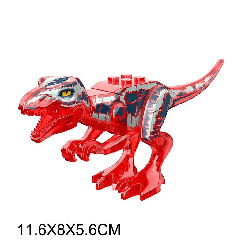 Jurassic Dinosaur Building Blocks Toys Park Compatible Major Brand Gifts Simulation Animal T-Rex Raptor Ankylosaur Diamond