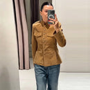 The Meridian Coat | Double-Breasted Plaid Coat with Self-Tie Waist Sash