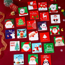 12 STÜCK/24 STÜCK Zufällige Weihnachtsgrußkarte Kinder Mini Segensgrußkarten Umschlag Neujahr Postkarte Geschenkkarte Weihnachtsparty