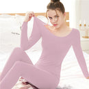Winter 37 ° C Constant Temperature Warm Underwear Set Autumn Clothing Long John Women's Traceless Underlay Set