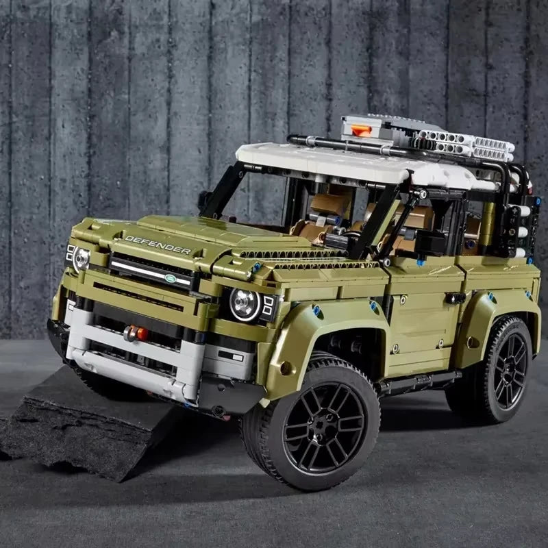 2573PCS Technical 1:8 Land Rover Defender Off-Road Building Blocks SUV Assemble Bricks Vehicle Toys Gift For Children Kids