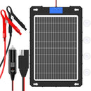 Helios Sol | Portable 12V Solar Battery Trickle Charger & Maintainer