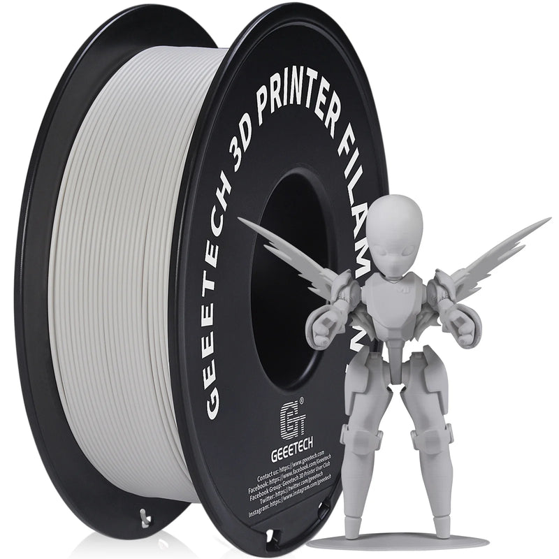 Geeetech Matte Filament PLA 1.75mm 1kg Spool (2.2lbs), 3d printer Material polylactic acid,  frosted texture, Vacuum packaging