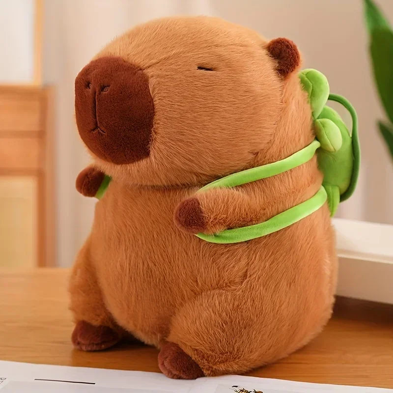 23cm Capybara Plush Simulation Capibara Anime Fluffty Toy Cute Doll Stuffed Animals Soft Doll Plush Christmas Thanksgiving Gift