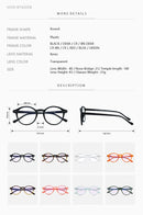ZENOTTIC Retro Anti-blue Light Glasses Blue Light Blocking Round Computer Eyeglasses for Men Women Fashion