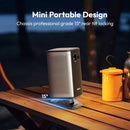 BYINTEK BOOK 1 P70X Portable Built-in Battery 4K Support 3D Wifi for Outdoor Movie Night Home Theater Projectors
