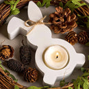 Rabbit Candle Holder Silicone Mold DIY Easter Bunny Candlestick Ornament Craft Gift Making Plaster Concrete Resin Casting Molds