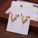 i-Remiel Vintage Metal Small Deer Head Elk Brooch Pin for Suit Shirt Collar Badge Lapel Pins and Brooches Men's Accessories
