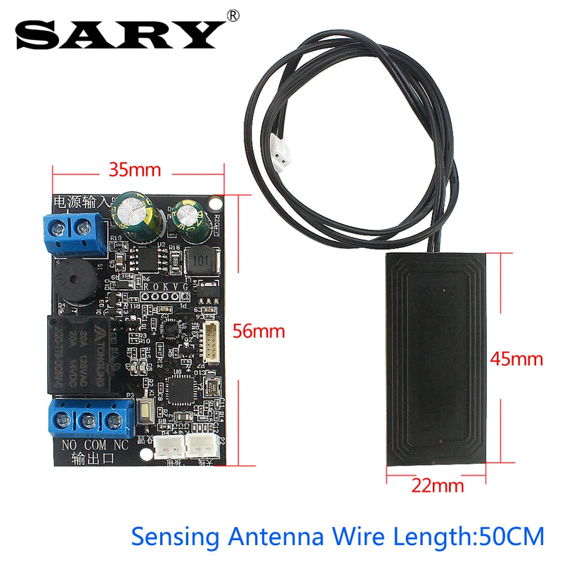 Fingerprint identification control board mobile phone NFC induction relay motherboard IC card 13.56mhz access controller