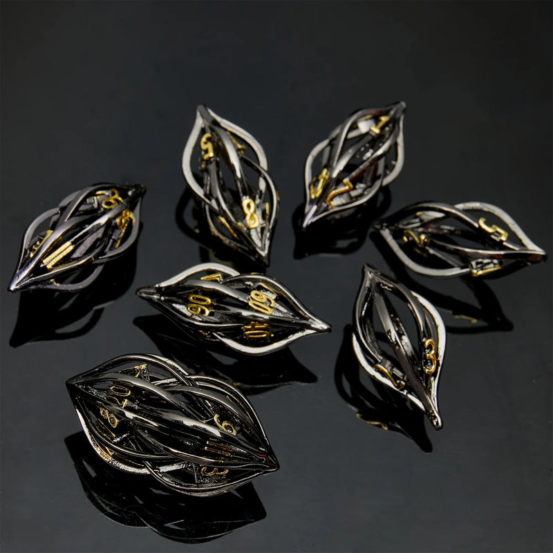 D&D Dice Set Role Playing Dice DND Handcrafted Sharp Dice Chessboard Game Accessories D20, D12, D10, D8, D6, D4 Christmas Gifts