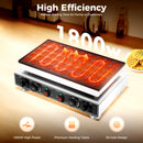 50-hole Muffin Making Machine, 1800W Nonstick Electric Muffin Maker, Mini Dutch Pancake Baker Maker Iron Machine