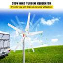 SucceBuy Wind Turbine Generator 300W 400W 500W With MPPT/Charge Controller Windmill RV Yacht Farm Small Wind Generator Home Use