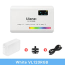 Ulanzi VL120 RGB Camera Light with Diffuser 2500-9000K CRI 95+ 3100mAh LED Video Light Panel for Camera Phone Photography Lights