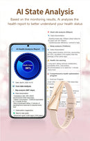 LIGE Women Smart Bracelet with Heart Rate Monitor Activity Fitness Tracker Sports Wristband Waterproof Smart Watch Men Smartband
