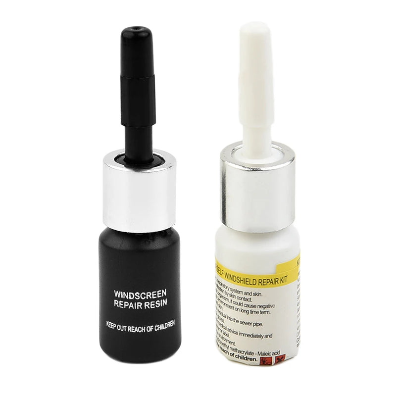 2x 3ml Windshield Glass Repair Solution Practical Long Crack Repair Liquid Set Automotive Glass Repair Tools Crack Repair Fluid