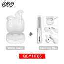 QCY HT05 ANC Wireless Earphones 40dB Active Noise Cancelling Bluetooth 5.2 Headphones 6 Mic ENC HD Call Headset TWS Earbuds