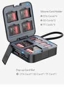 Ulanzi CRC10 3-in-1 Card Reader Case CFA/SD/TF 13 Card Holders with USB3.2 Gen2 Interface High-Speed Data Transmission Chips