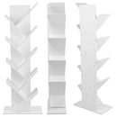 Voltsify  Rustic Standing Tree Bookshelf Wood Display Rack Kids Bookshelf  Bookshelves for Home